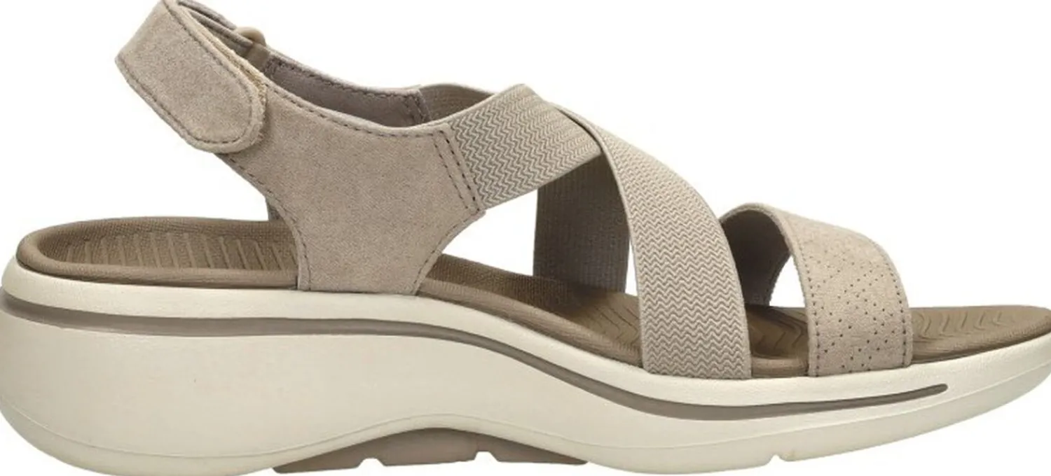 Skechers Go Walk Arch Fit Taupe Clearance
