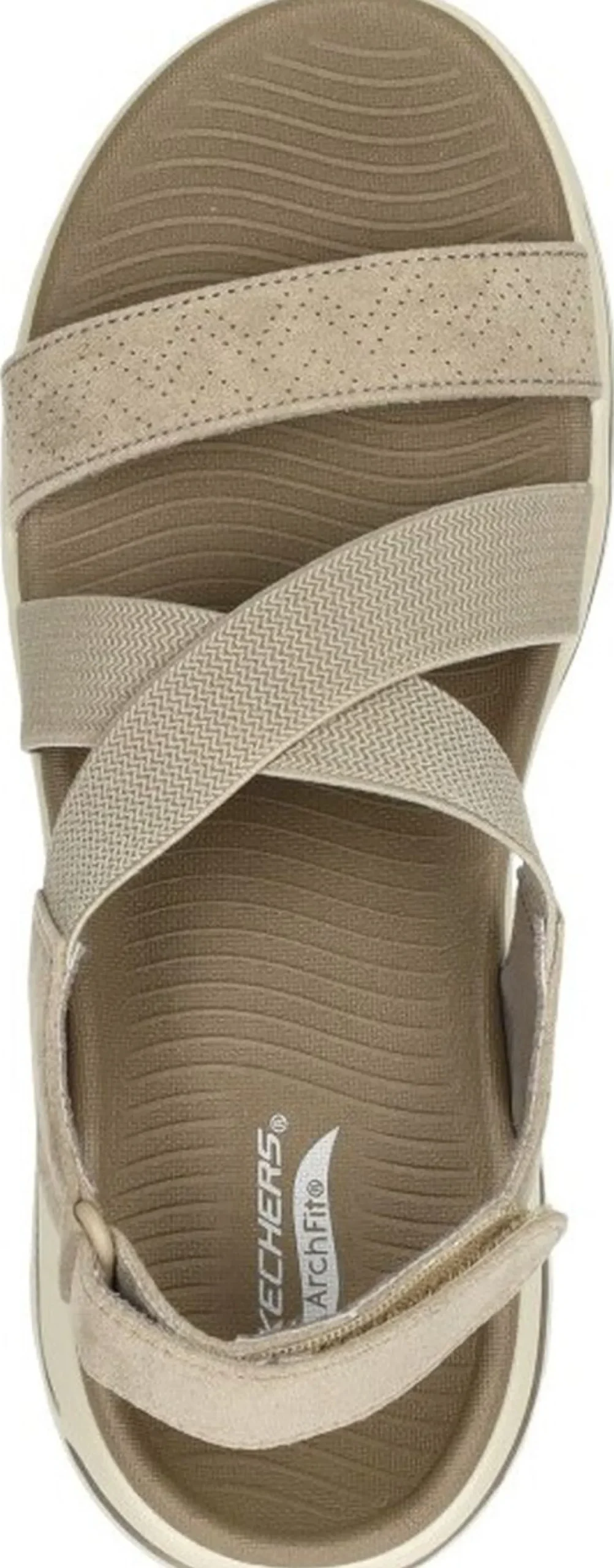 Skechers Go Walk Arch Fit Taupe Clearance