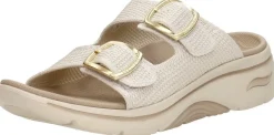 Skechers Go Walk Arch Fit 2.0 Sandal Beige Clearance