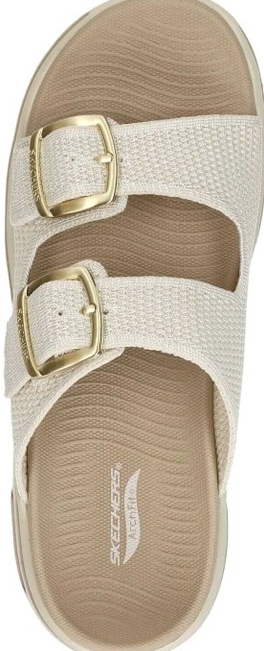 Skechers Go Walk Arch Fit 2.0 Sandal Beige Clearance