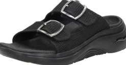Skechers Go Walk Arch Fit 2.0 Sandal Zwart Outlet