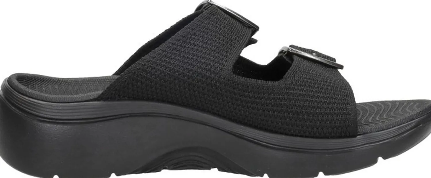 Skechers Go Walk Arch Fit 2.0 Sandal Zwart Outlet