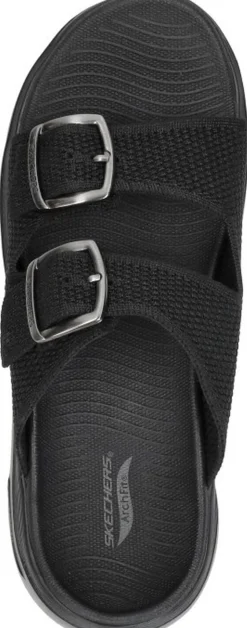 Skechers Go Walk Arch Fit 2.0 Sandal Zwart Outlet