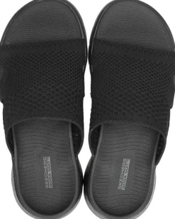 Skechers Go Walk Flex Sandal - Elation Zwart Outlet