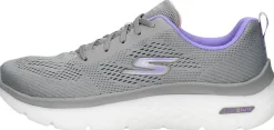 Skechers Go Walk Hyper Burst - Space Lichtgrijs Sale
