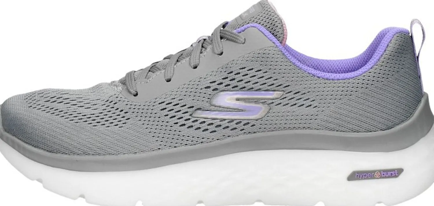 Skechers Go Walk Hyper Burst - Space Lichtgrijs Sale