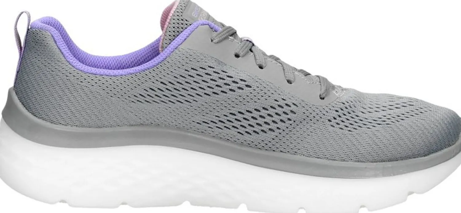 Skechers Go Walk Hyper Burst - Space Lichtgrijs Sale