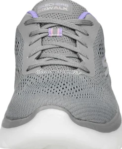 Skechers Go Walk Hyper Burst - Space Lichtgrijs Sale