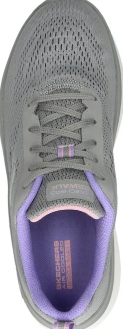 Skechers Go Walk Hyper Burst - Space Lichtgrijs Sale