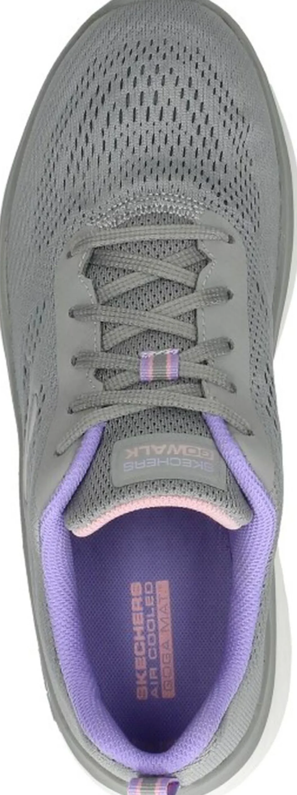Skechers Go Walk Hyper Burst - Space Lichtgrijs Sale