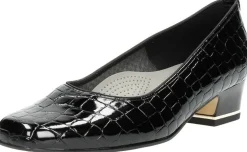 Ara Graz Cocco-Lack Zwart croco lak Hot