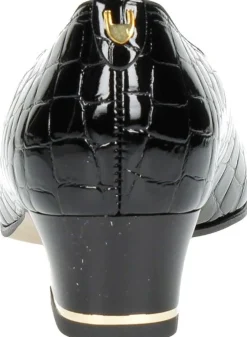 Ara Graz Cocco-Lack Zwart croco lak Hot