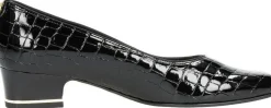 Ara Graz Cocco-Lack Zwart croco lak Hot