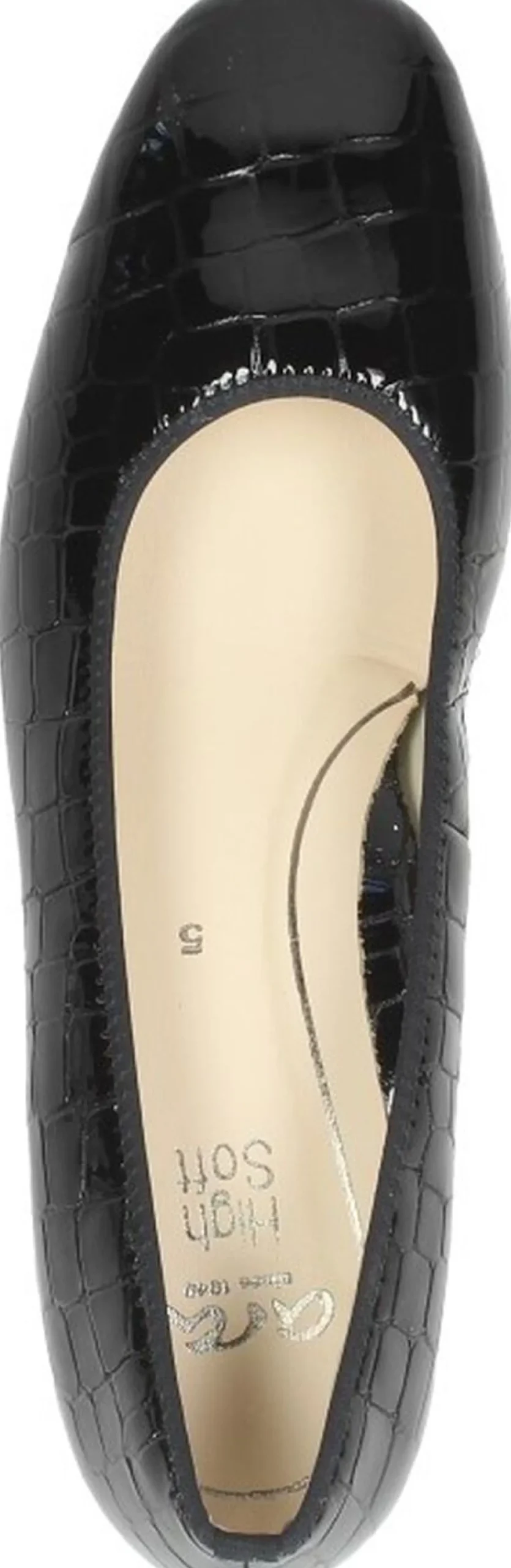 Ara Graz Highsoft Zwart croco lak Discount