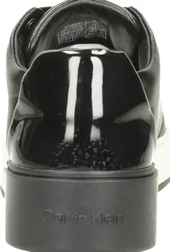 Calvin Klein Heel Cupsole Lace Up Zwart Clearance