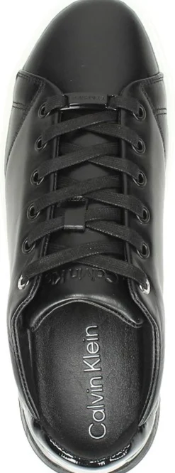 Calvin Klein Heel Cupsole Lace Up Zwart Clearance