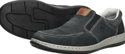 Rieker Heren instapschoenen Blauw Sale
