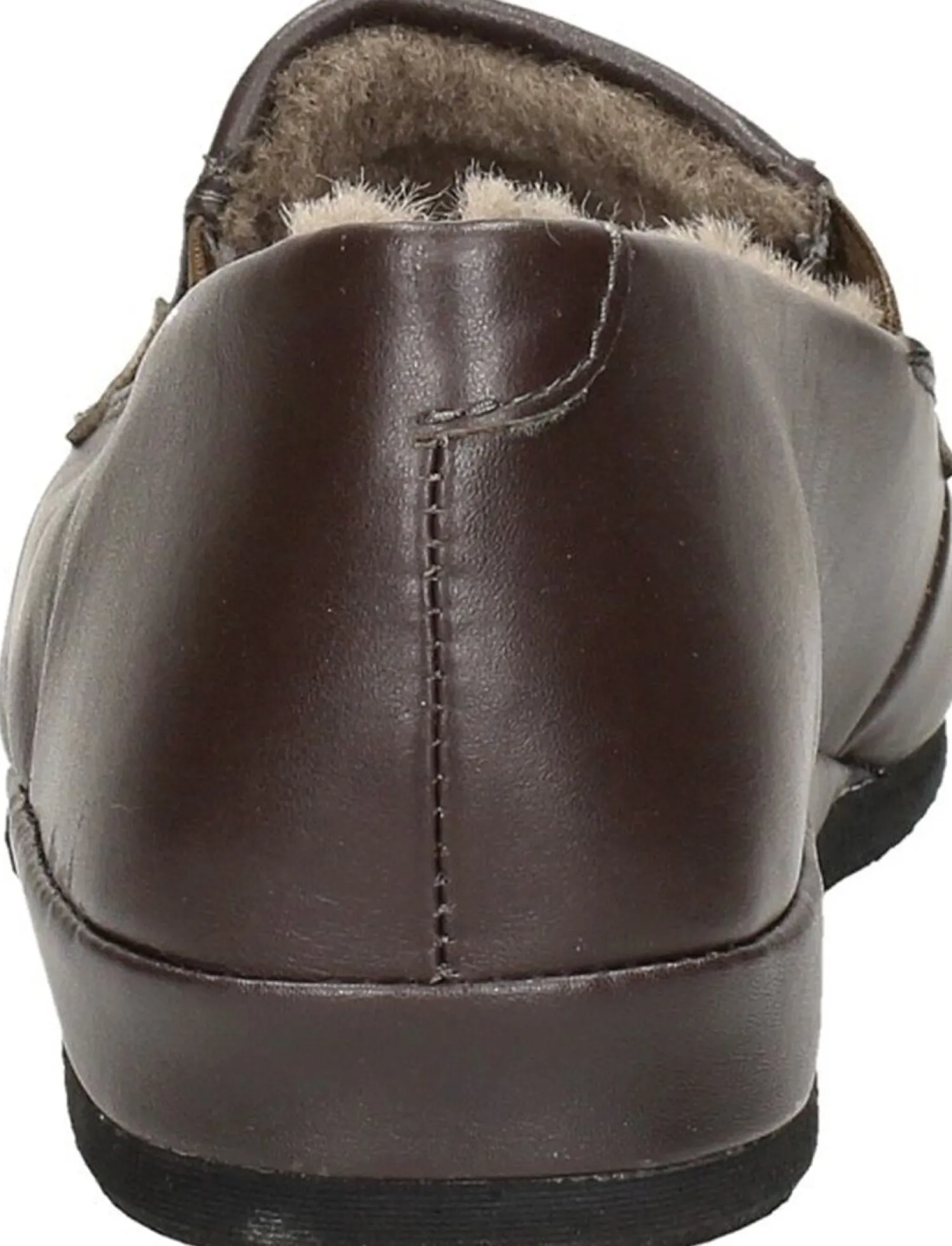 Rohde Heren pantoffels Donkerbruin New