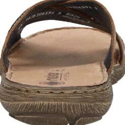 Rieker Heren slippers Cognac Best