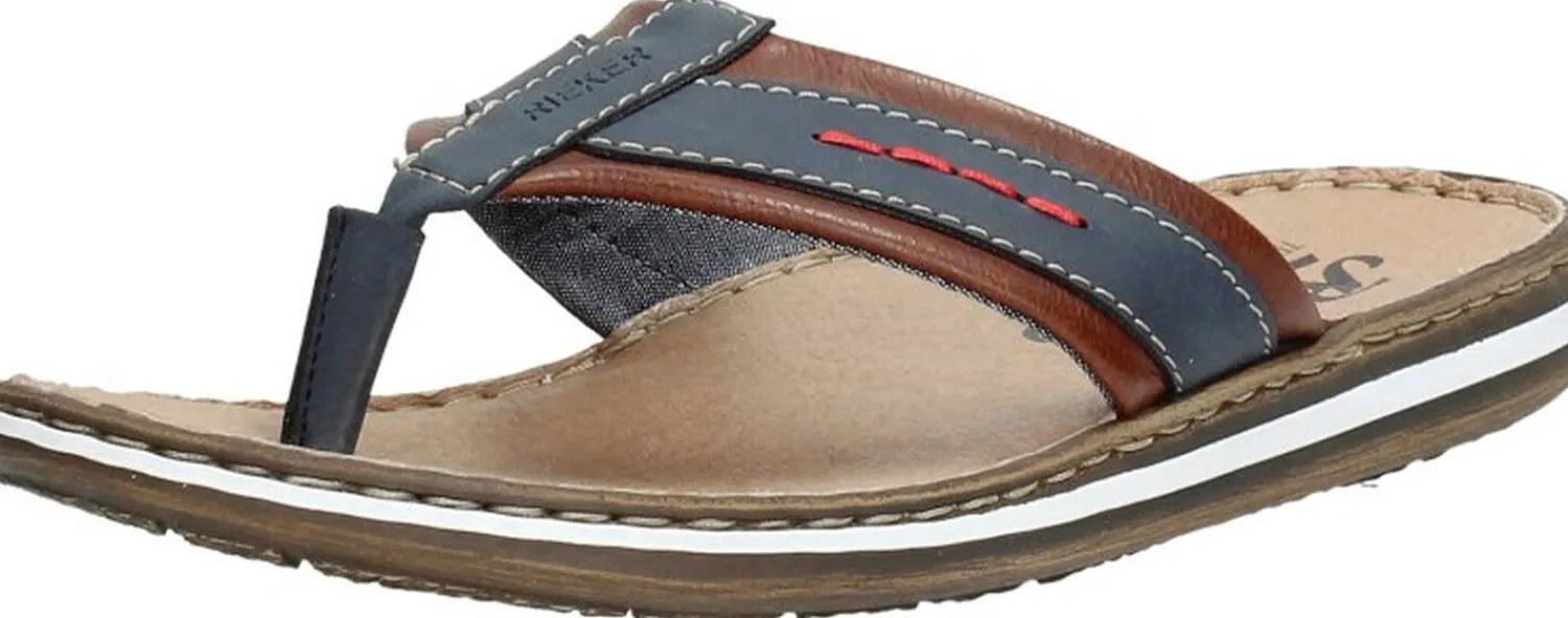 Rieker Heren slippers Cognac Online
