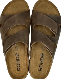 Rohde Heren slippers Donkerbruin Discount