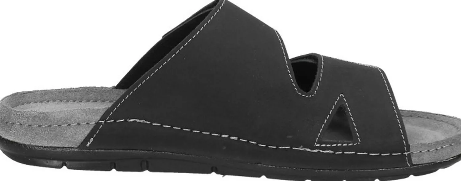 Rohde Heren slippers Zwart Hot