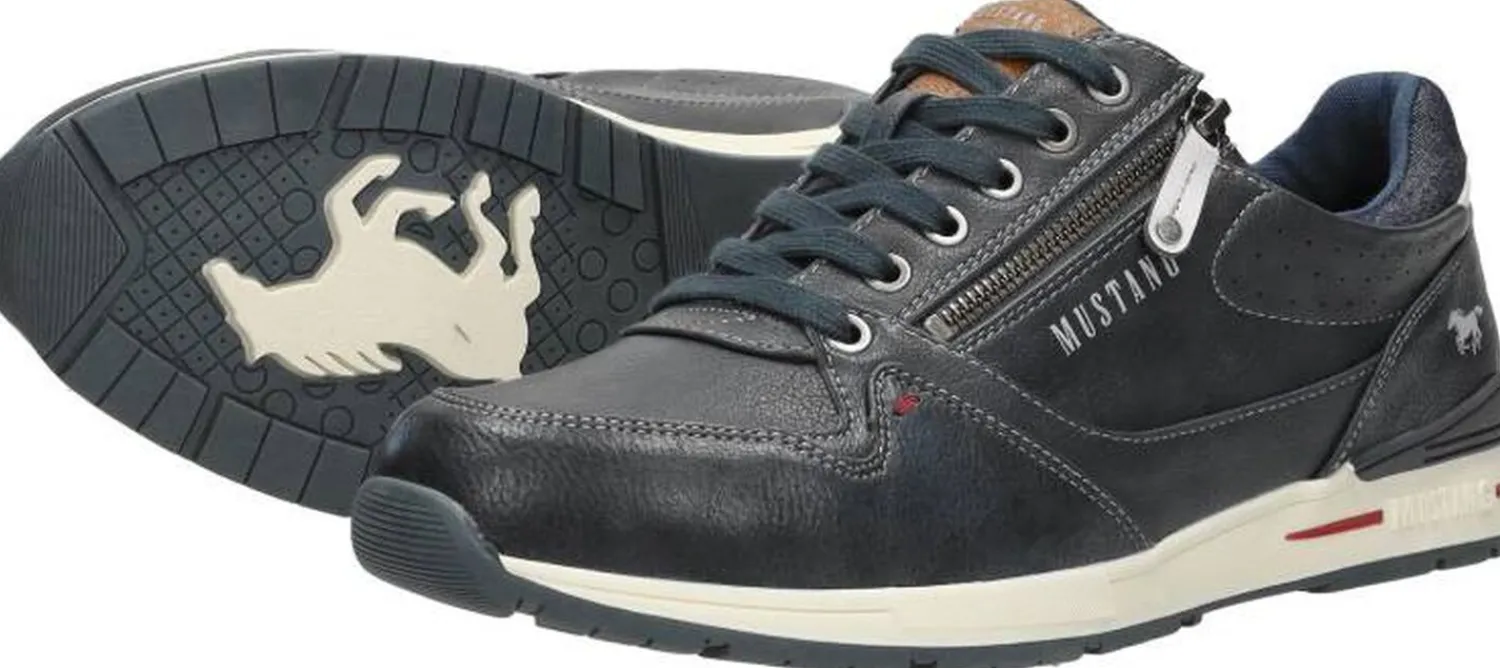 Mustang Heren sneakers Blauw Best