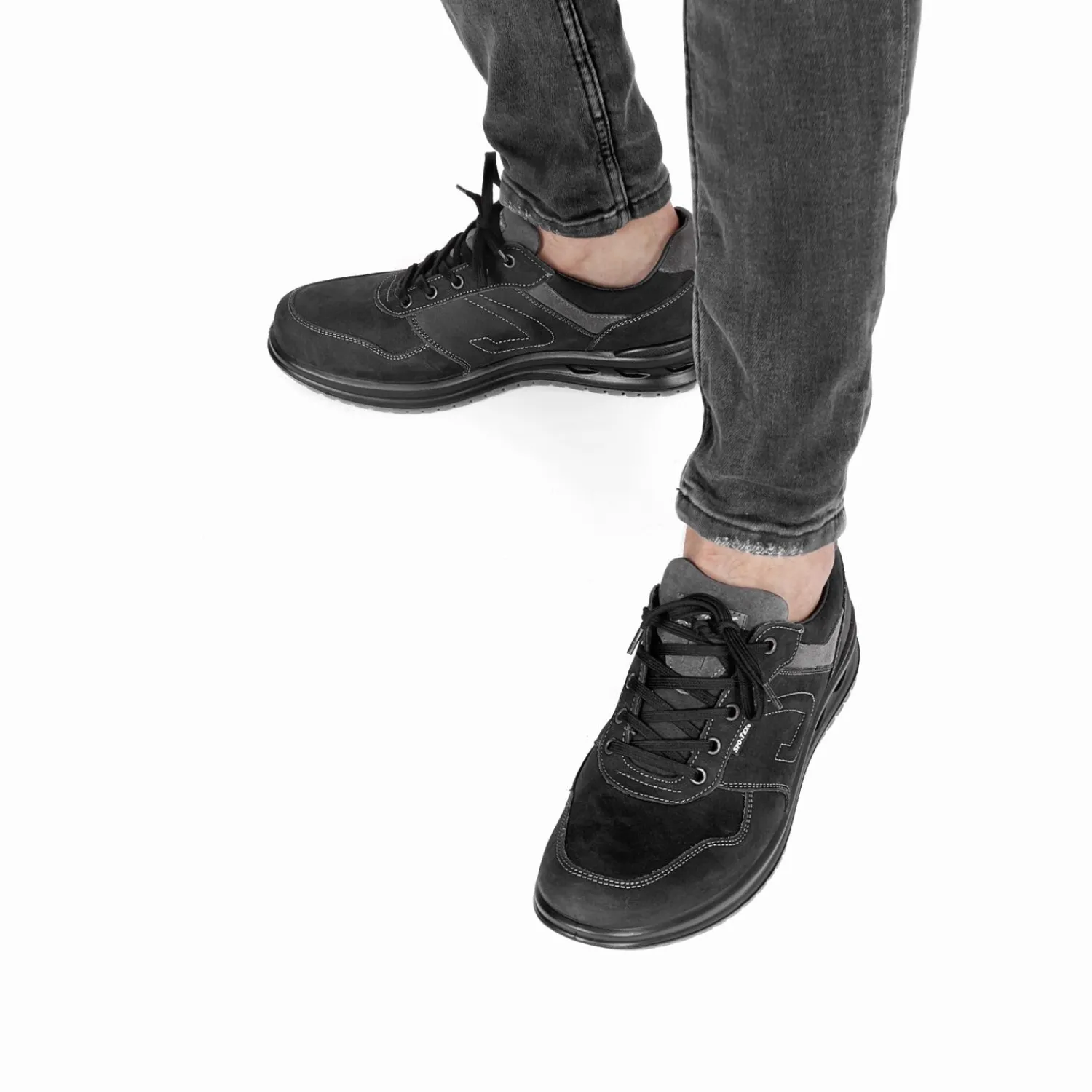 Grisport Heren veterschoenen Donkergrijs Discount