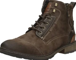 Mustang Heren veterschoenen Donkerbruin Sale