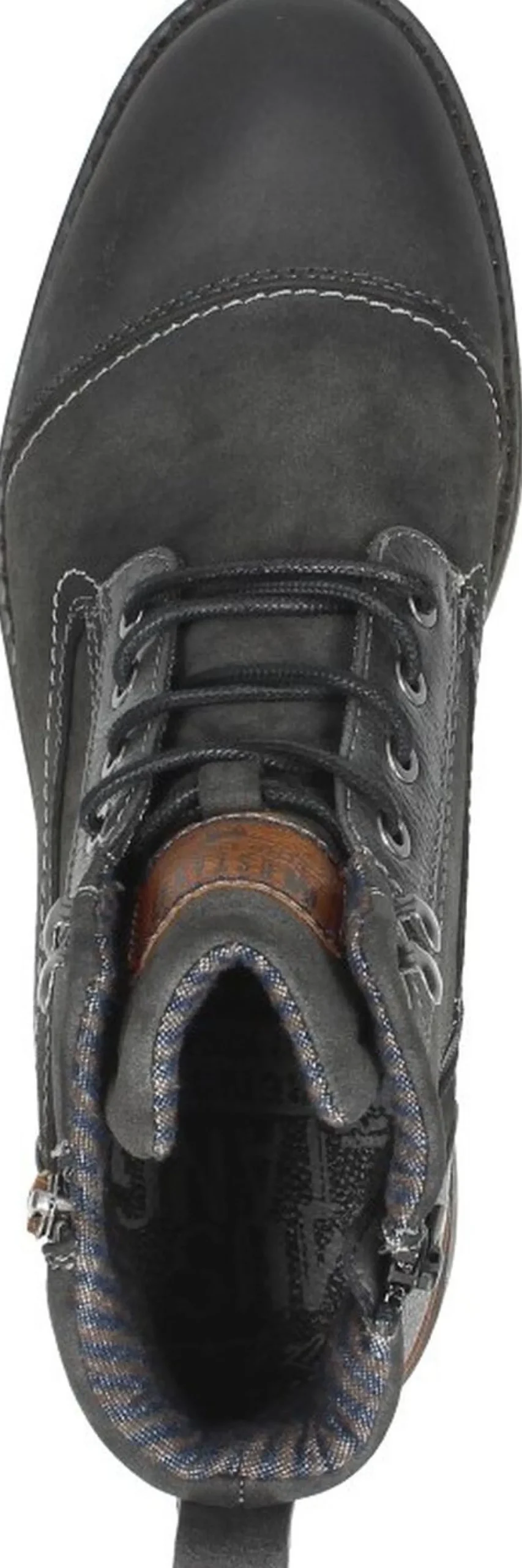 Mustang Heren veterschoenen Donkergrijs Discount
