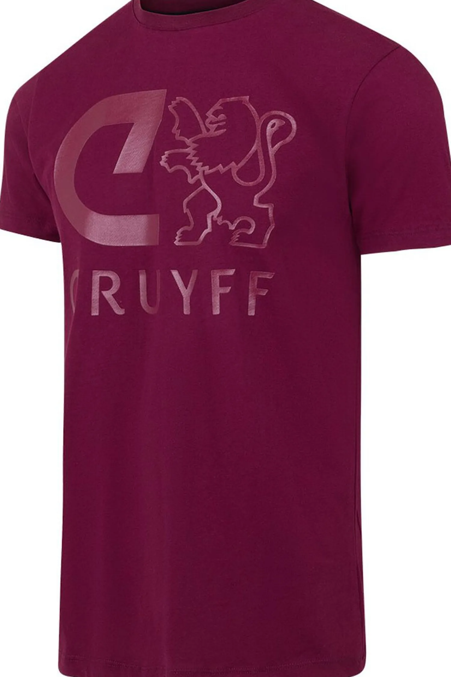 Cruyff Hernandez SS Tee Bordeaux Clearance