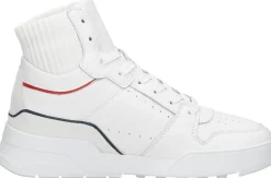 Tommy Hilfiger High Cut Seasonal Basket Sneaker Wit Hot