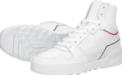 Tommy Hilfiger High Cut Seasonal Basket Sneaker Wit Hot