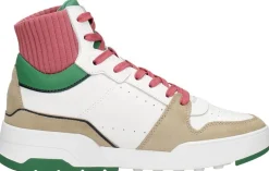 Tommy Hilfiger High Cut Seasonal Basket Sneaker Wit Hot