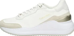 Calvin Klein Internal Wedge Lace Up-Nylon Mix Wit New