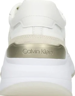 Calvin Klein Internal Wedge Lace Up-Nylon Mix Wit New