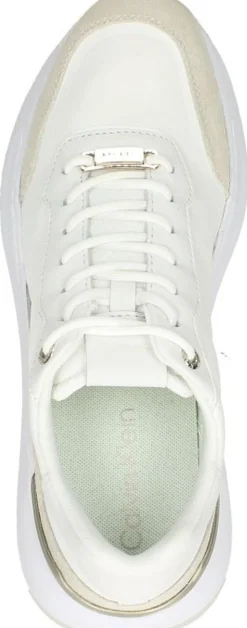 Calvin Klein Internal Wedge Lace Up-Nylon Mix Wit New