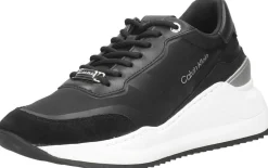 Calvin Klein Internal Wedge Lace Up-Nylon Mix Zwart Outlet