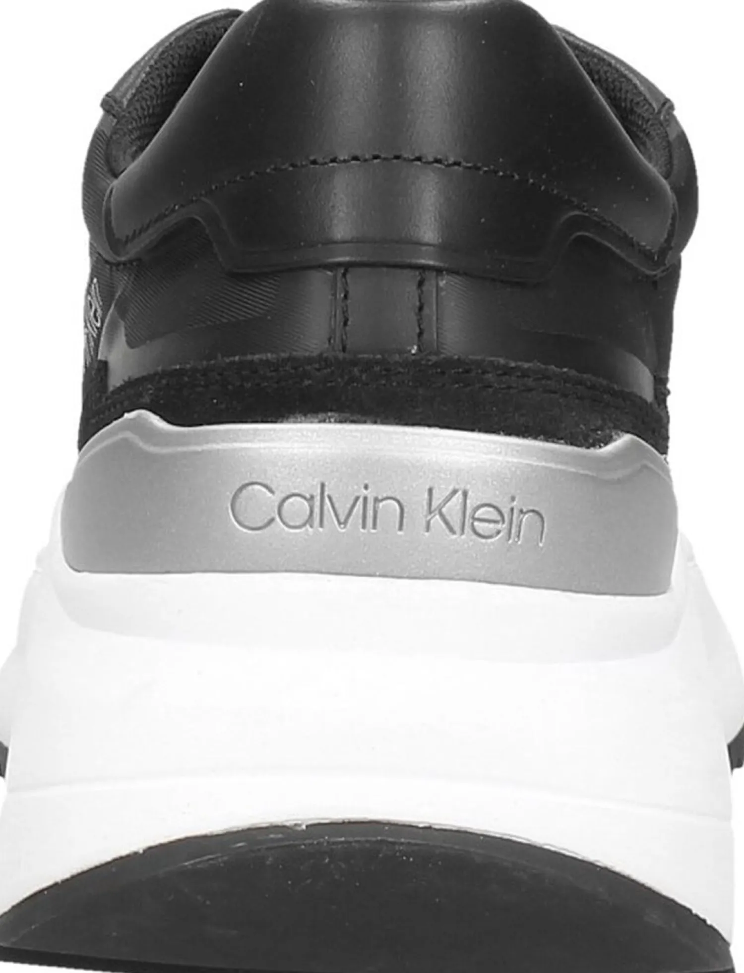 Calvin Klein Internal Wedge Lace Up-Nylon Mix Zwart Outlet