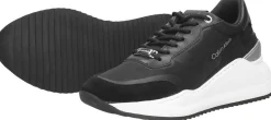 Calvin Klein Internal Wedge Lace Up-Nylon Mix Zwart Outlet