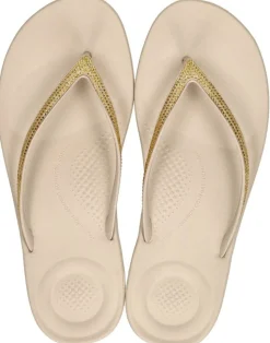 Fitflop iQushion Sparkle Beige New