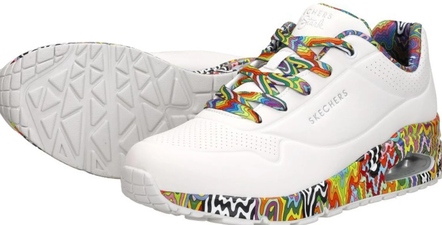 Skechers Jen Stark: Uno - Mini Drip Wit Discount