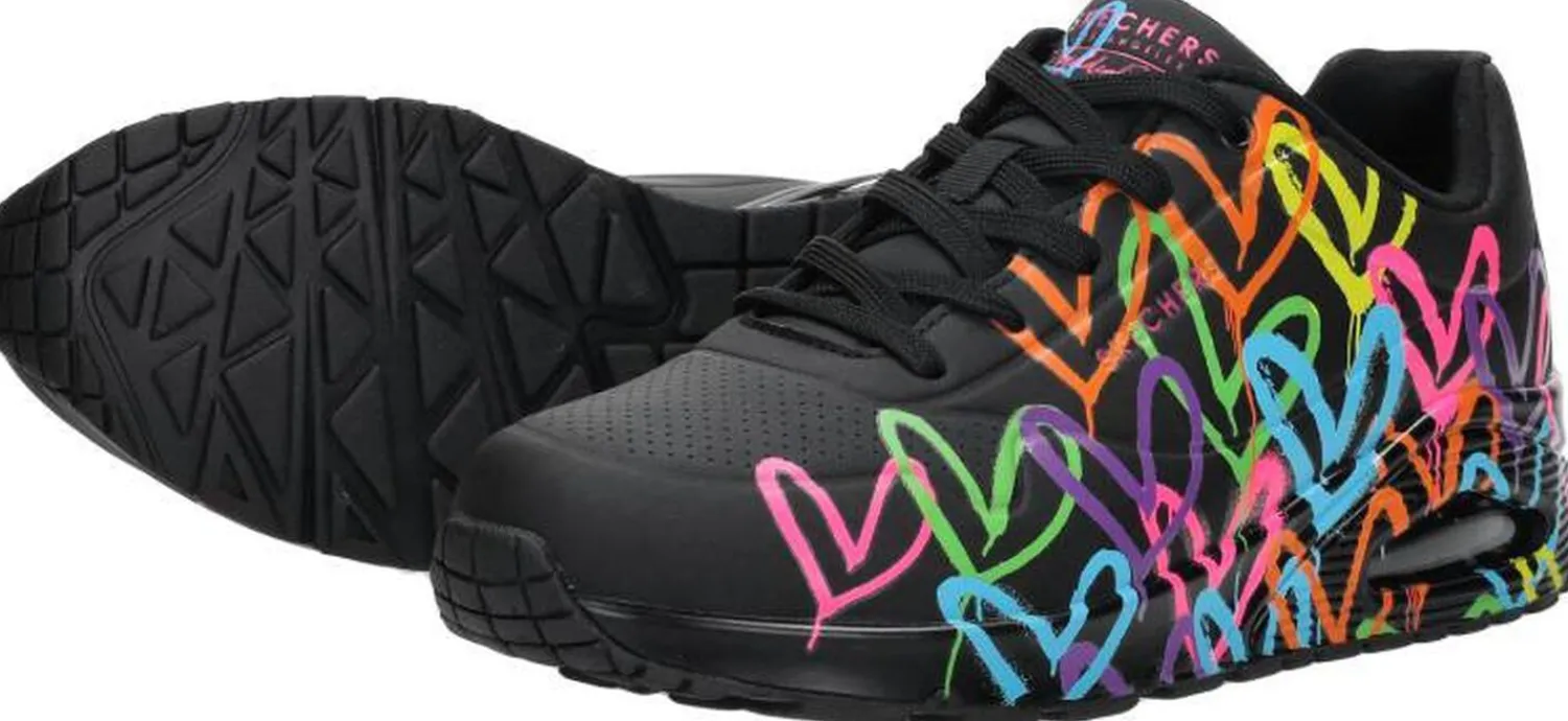Skechers Jgoldcrown: Uno - Highlight Love Zwart Sale