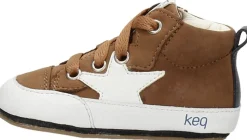 Keq Jongens Baby schoentjes Cognac Online