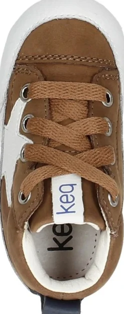 Keq Jongens Baby schoentjes Cognac Online