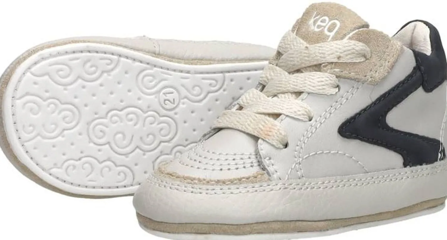 Keq Jongens Baby schoentjes Wit Hot