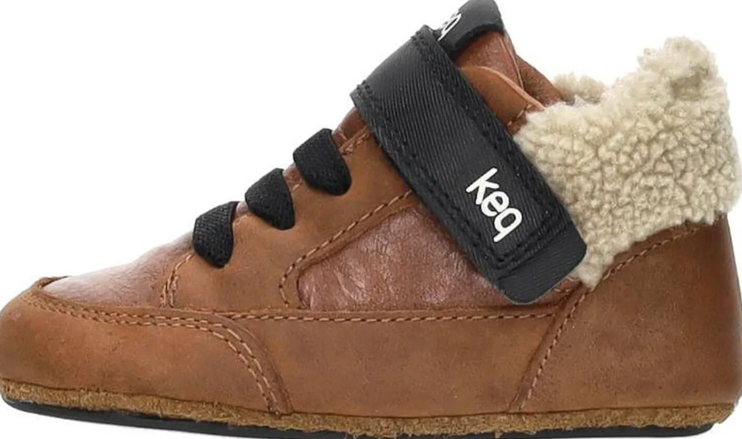 Keq Jongens Baby schoentjes Cognac Fashion