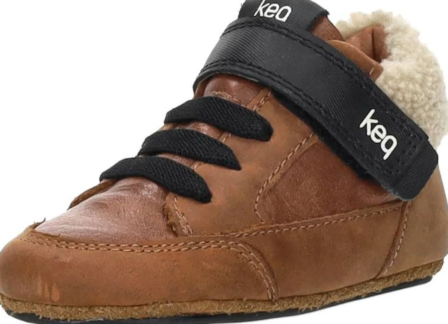 Keq Jongens Baby schoentjes Cognac Fashion