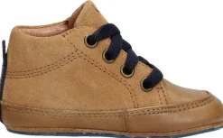 Keq Jongens babyschoentjes Cognac Online
