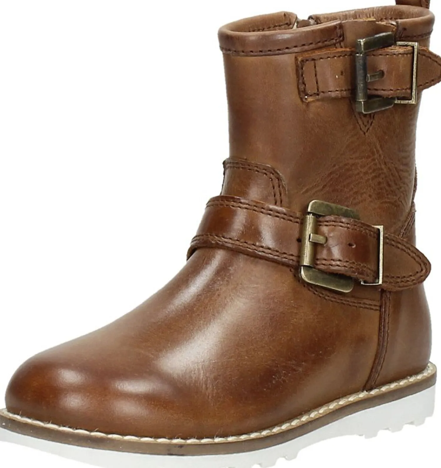 Keq Jongens enkellaarzen Cognac Best